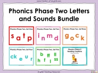 Phonics Phase Two Letters and Sounds Bundle